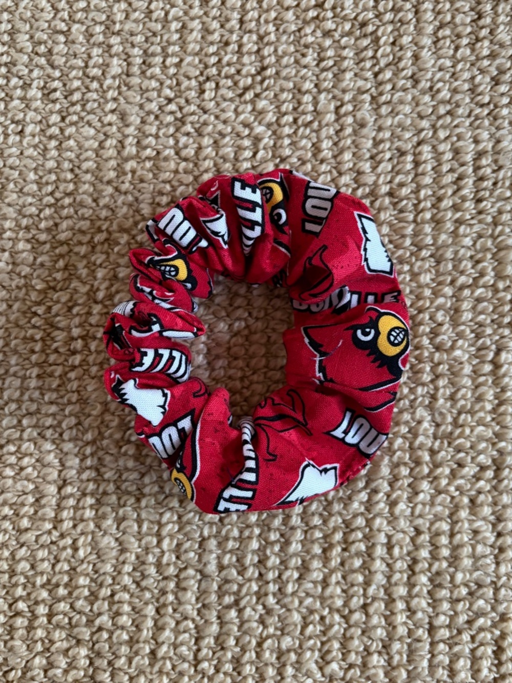University of Louisville Cardinals Hair Scrunchie
